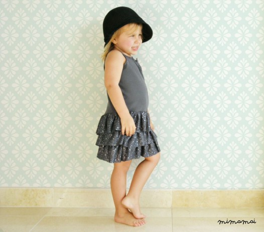 Glitter Stars Dress for little girl