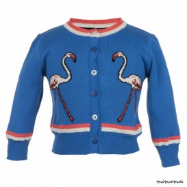 Girls Flamingo Cardigan