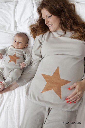 Mum and Baby Star Pyjamas