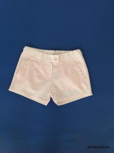 Pantaloncino bimba con bottoni in madreperla