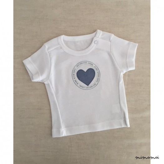 Camiseta manga corta Made With Love