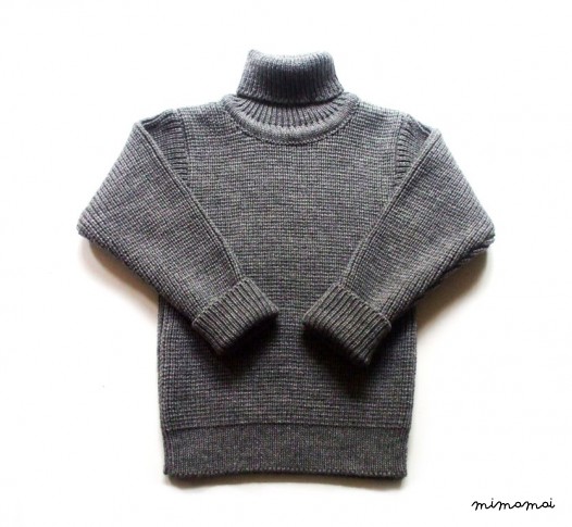Babies/Children's/Toddlers Virgin wool turtleneck sweater and pants set