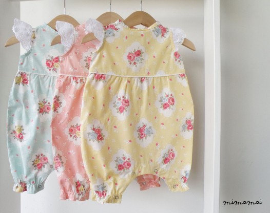 Yellow Floral Romper suit
