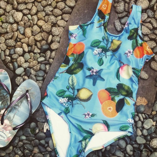 GIRLS - Fruits and Starfish Swimsuit kids