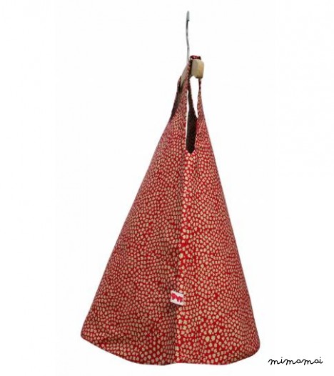 Daisy dress Reversible Poppy Print (Red/Purple)