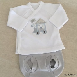 Conjunto cruzado con ranita Chu Chu