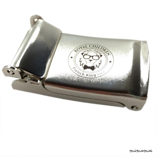 Navy-blue belt, dark blue buckle