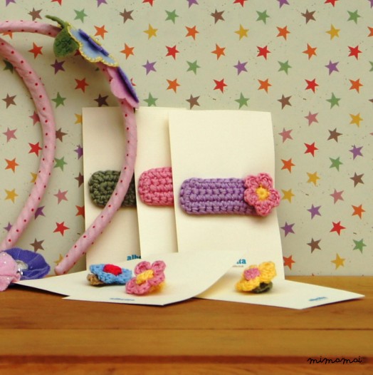 Corchet Hair Clip & Ring Set