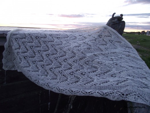 Haapsalu lace shawl