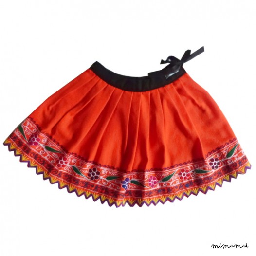 Andes Orange Skirt