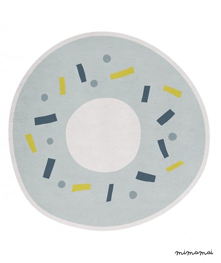 Tapis b&eacute;b&eacute; rond donut