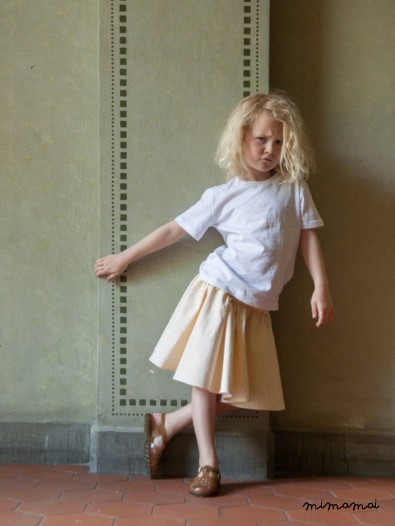 Felicita Plate Skirt sky blue