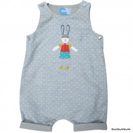 Patchwork Bunny Boy Dungarees