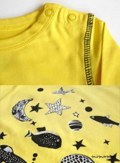 Tshirt- planets print ECO