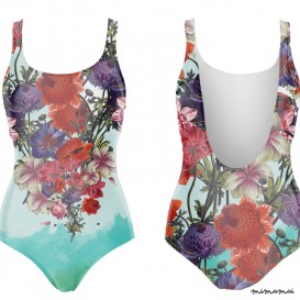 GIRLS - Whale Flowers Bodysuit Kids