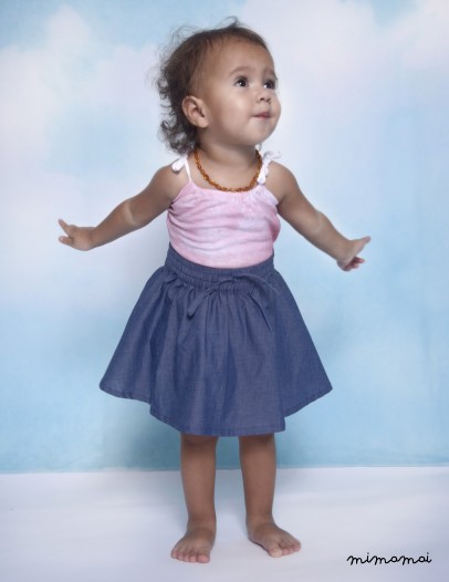 Clare Skirt Indigo