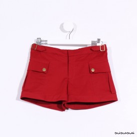 Big Pocket Shorts deep red
