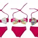 Costumino Bikini Bimba Rosso