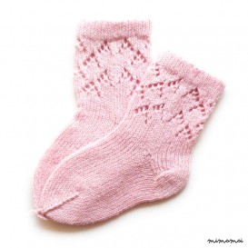 Babies/Children's knitted lambswool Lace Socks/stockings