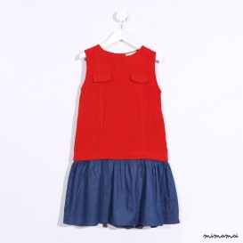 Two-Way Dress deep orange