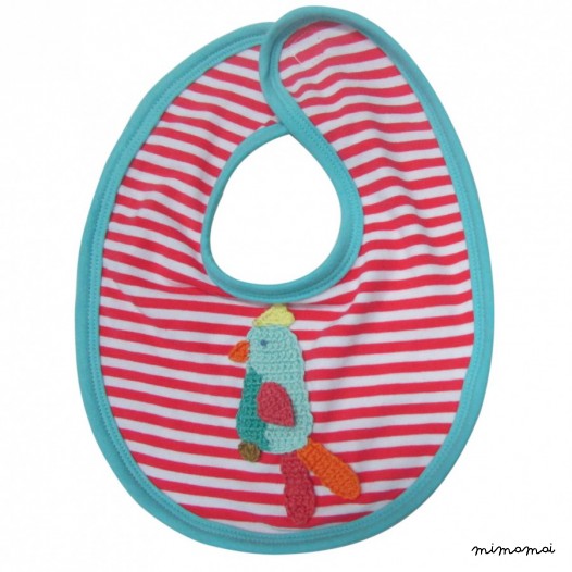 Crochet Parrot Bib