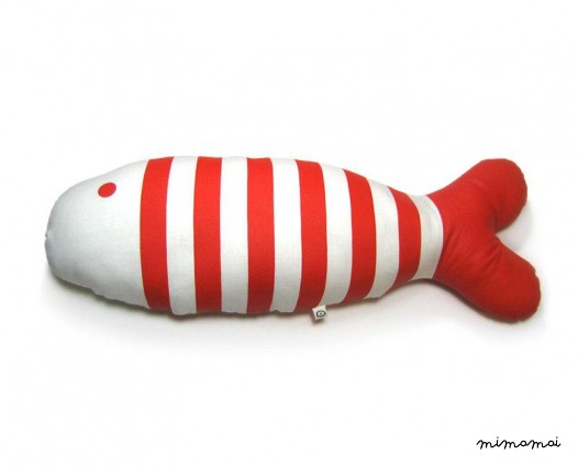 Pesce decorativi cuscino &middot; Cuscino di tiro &middot; Fatto a mano