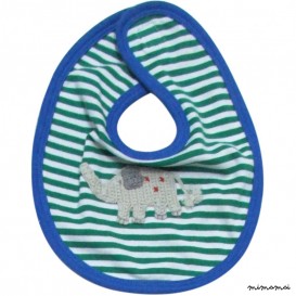 Green Crochet Elephant Bib