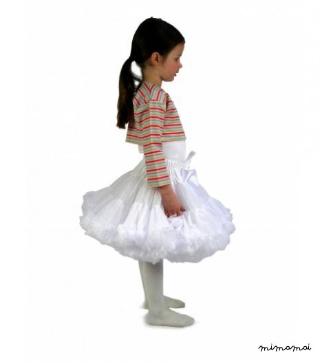 Girls Petticoat Tutu in White