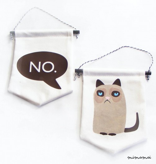 GRUMPY CAT Wall banner DUO