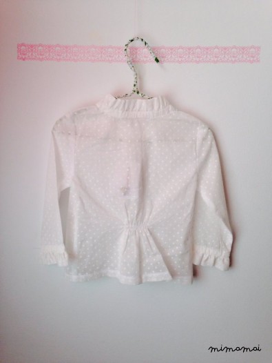 Girls blouse - white peasant blouse - girls white smock blouse -long sleeve blouse - girls tops