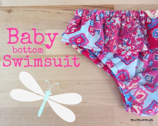 Ruffle swimsuit for Little Girls