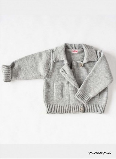Zipped knitwear jacket