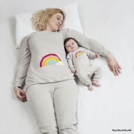 Mum and Baby Rainbow Pyjamas