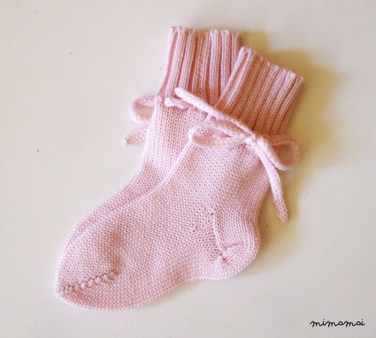 Babies/Children's knitted merino wool short socks