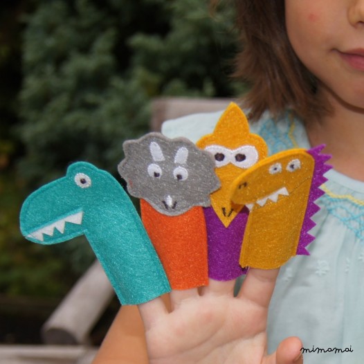 Dinosaur Finger Puppets