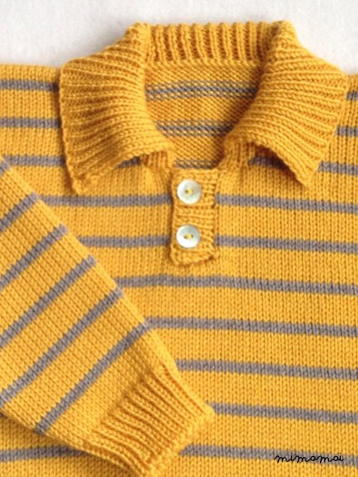 Childrens Knit Jumper/Baby Knitted Jumper/Mustard Knitted Jumper