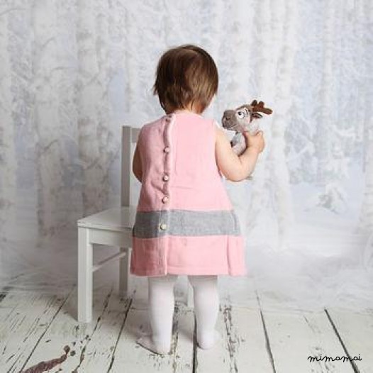 Wool Baby Pink Dress