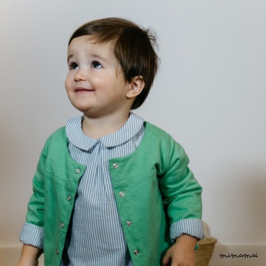Veste fille verte Calixte