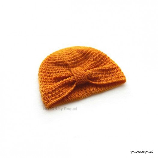 Babys uncinetto cappello, cappello turbante, bambino turbante