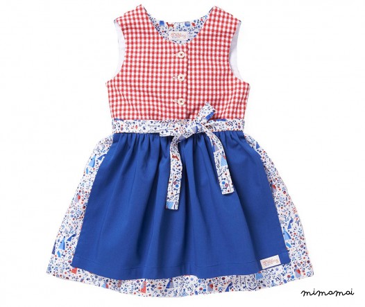 Dress MY DIRNDL red check/lotta