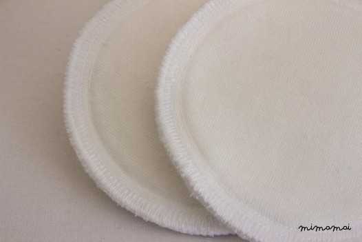 Lot de 2 coussinets d&rsquo;allaitement lavables bio
