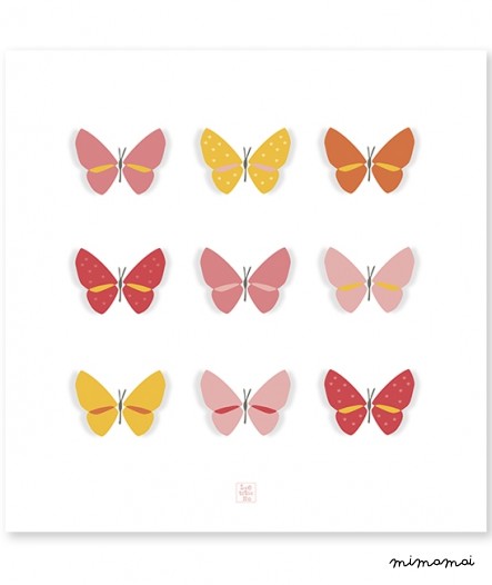 AFFICHE ( 30x30cm) - UNE BELLE COLLECTION