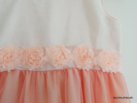 Peach Party Dress