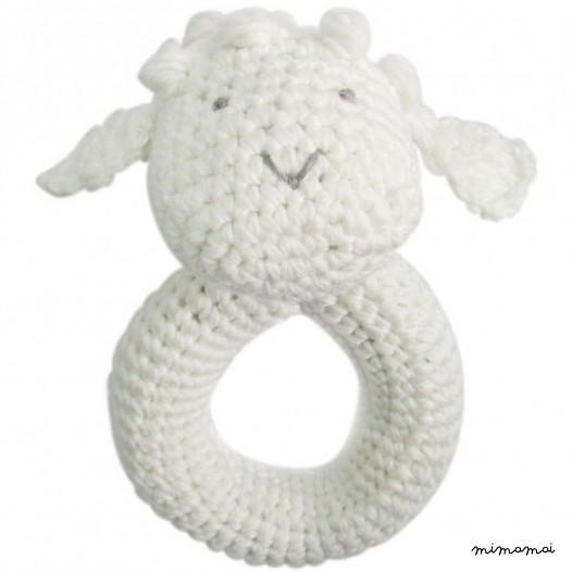 Crochet Lamb Rattle
