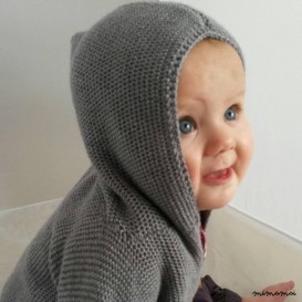 Baby cardigan, baby clothes, baby gift, pixie, Pixie hooded baby cardigan