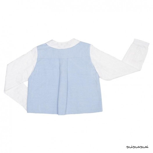 Peter Pan Collar Jacket light denim