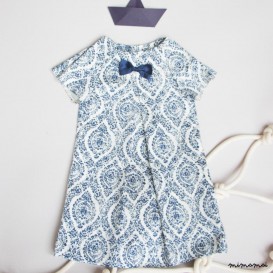 Baroque printed dress