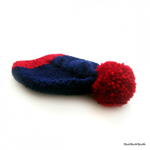 Ragazzi blu e rosso Beanie, ragazzi berretto, cappello di inverno