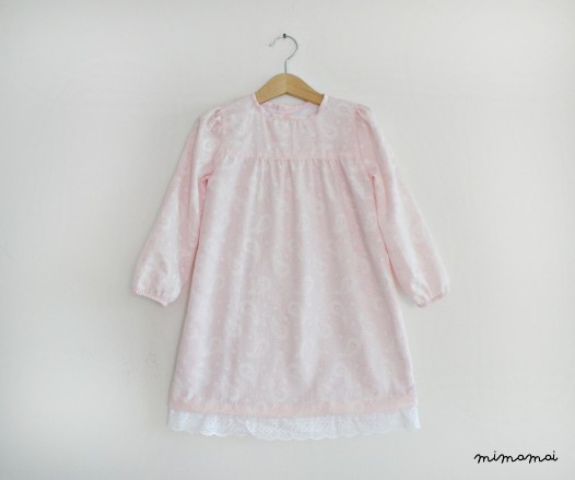 Little Girl Retro Style Nightgown