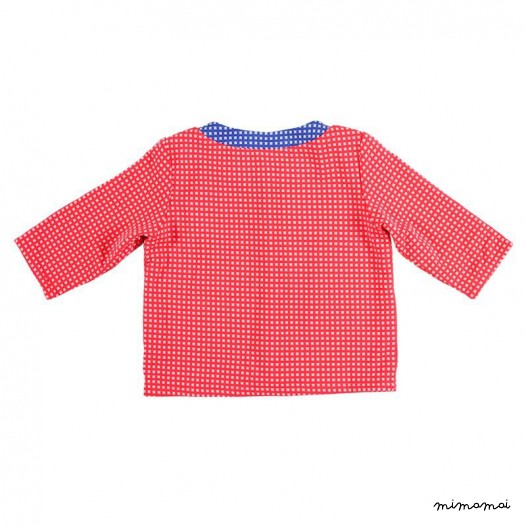 3/4 Sleeve Cardigan pink and blue
